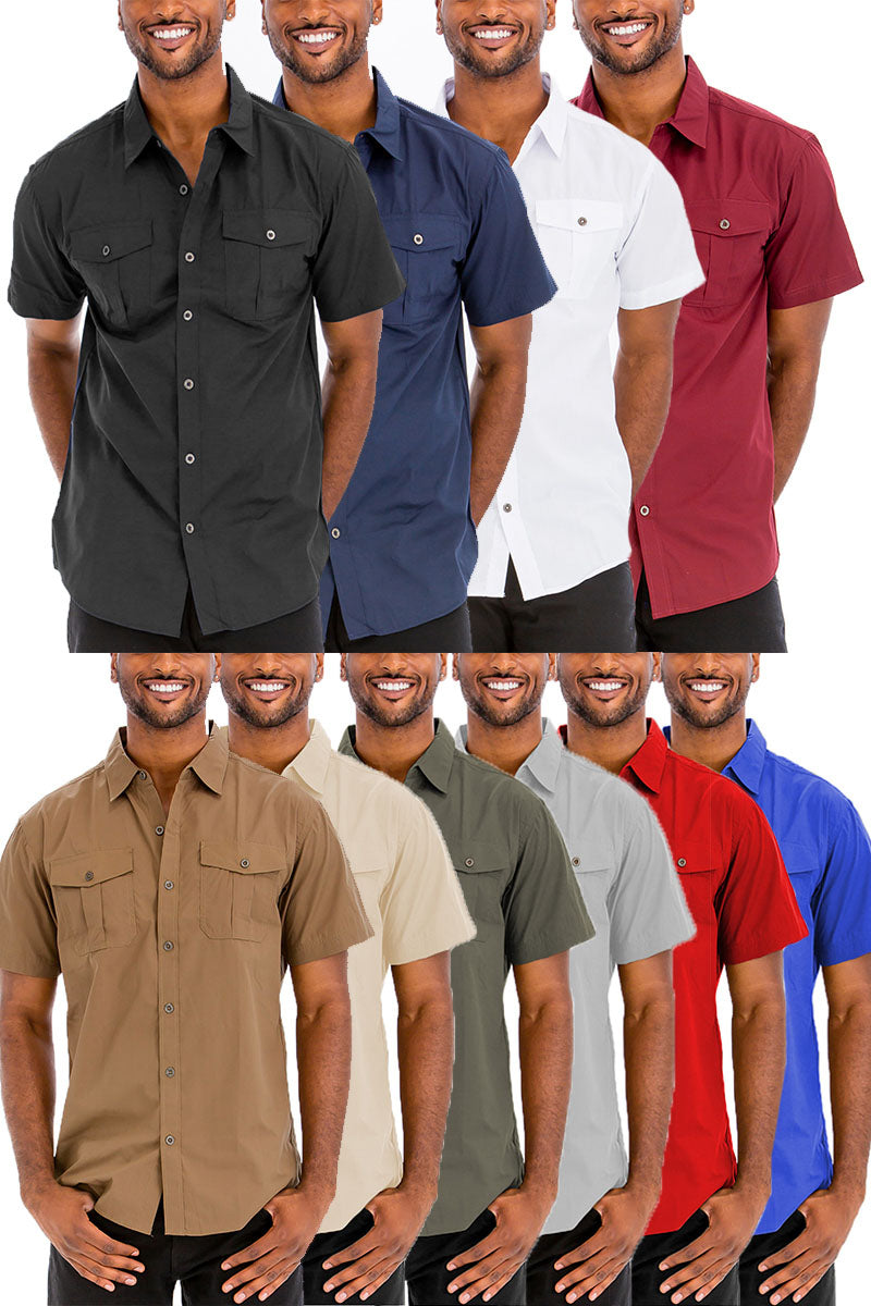 Coverly TWO POCKET BUTTON DOWN SHIRT