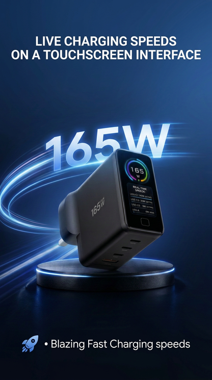 Vortex 165W Charging Brick Pro (Matte Black)