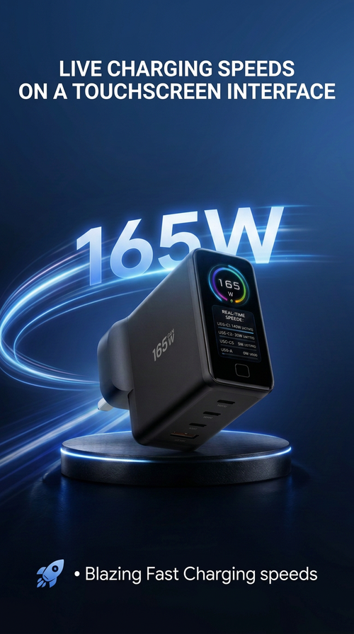 Vortex 165W Charging Brick Pro (Matte Black)