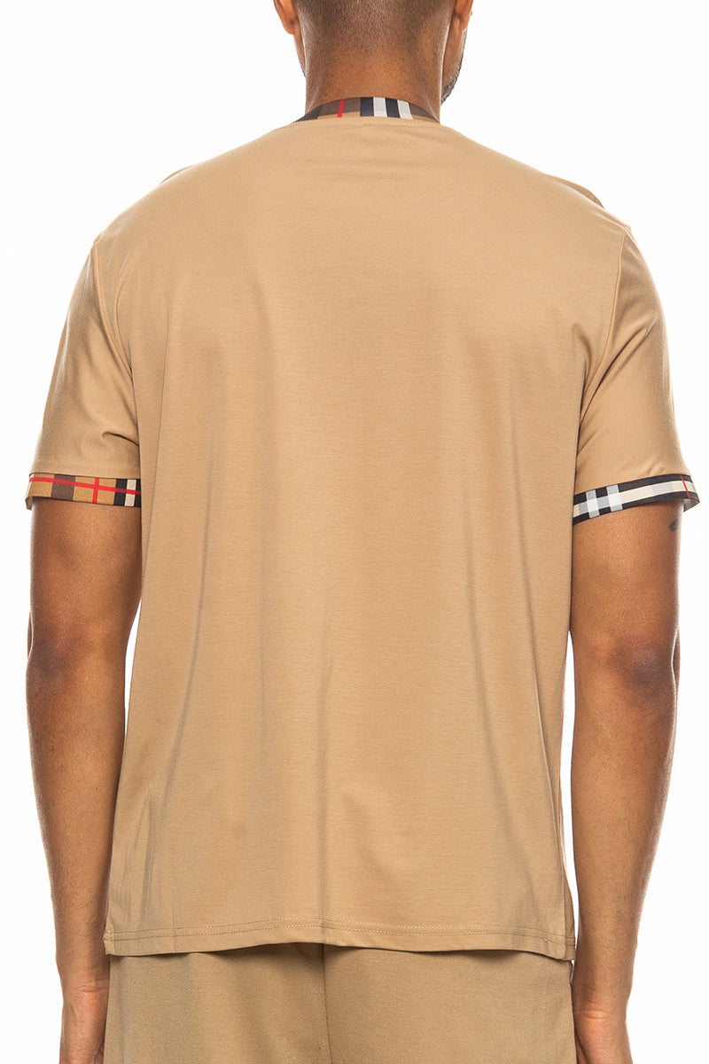 Coverly’s Checkered Detail Polo