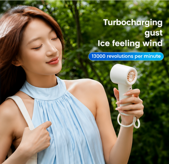 IMYCOO Handheld LED Display Fan PRO