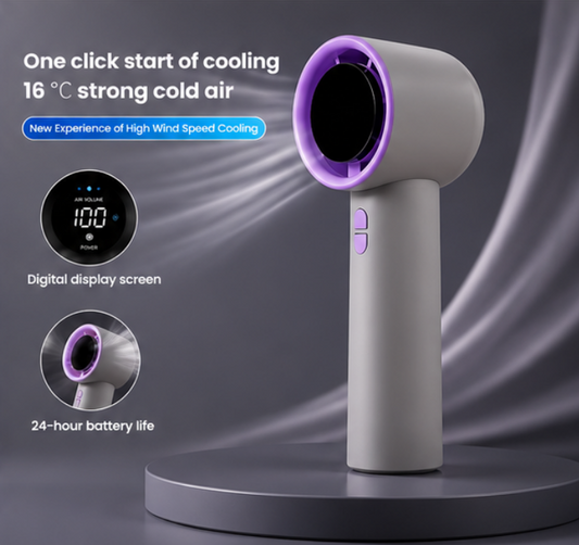 IMYCOO Handheld LED Display Fan PRO