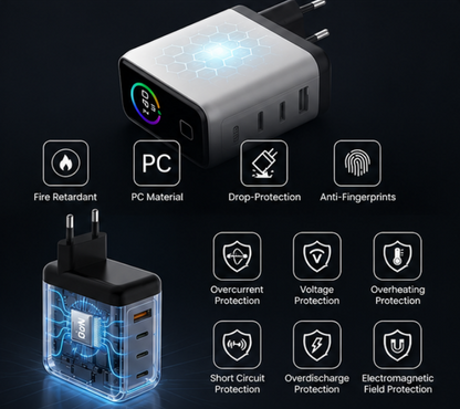 Vortex 165W Charging Brick Pro (Matte Black)
