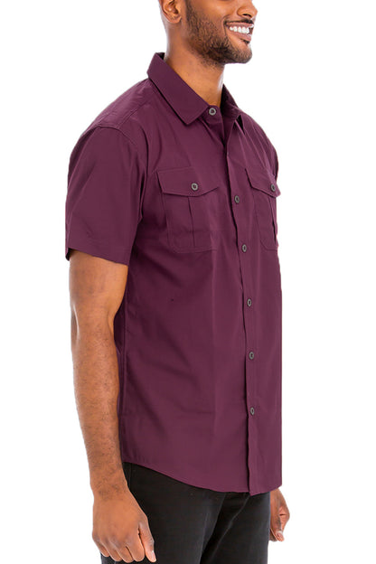 Coverly TWO POCKET BUTTON DOWN SHIRT