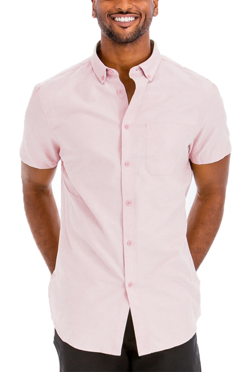Coverly’s SIGNATURE SHORT SLEEVE BUTTON DOWN SHIRT