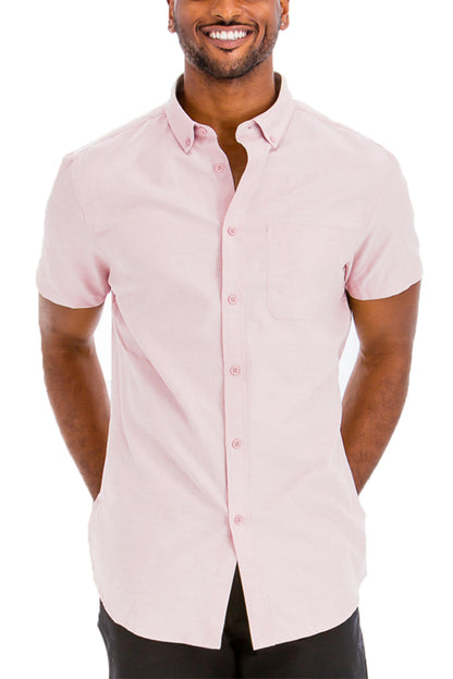 Coverly’s SIGNATURE SHORT SLEEVE BUTTON DOWN SHIRT