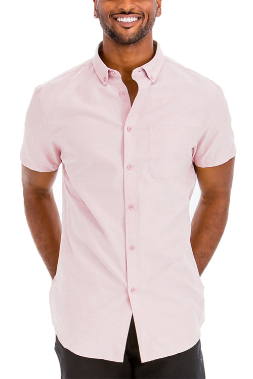 Coverly’s SIGNATURE SHORT SLEEVE BUTTON DOWN SHIRT