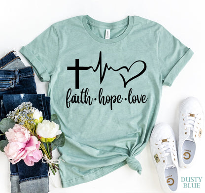 Coverly’s Faith Love Hope T-shirt