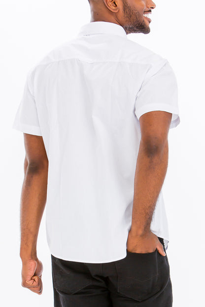 Coverly TWO POCKET BUTTON DOWN SHIRT