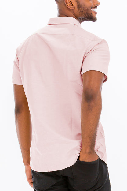 Coverly’s SIGNATURE SHORT SLEEVE BUTTON DOWN SHIRT