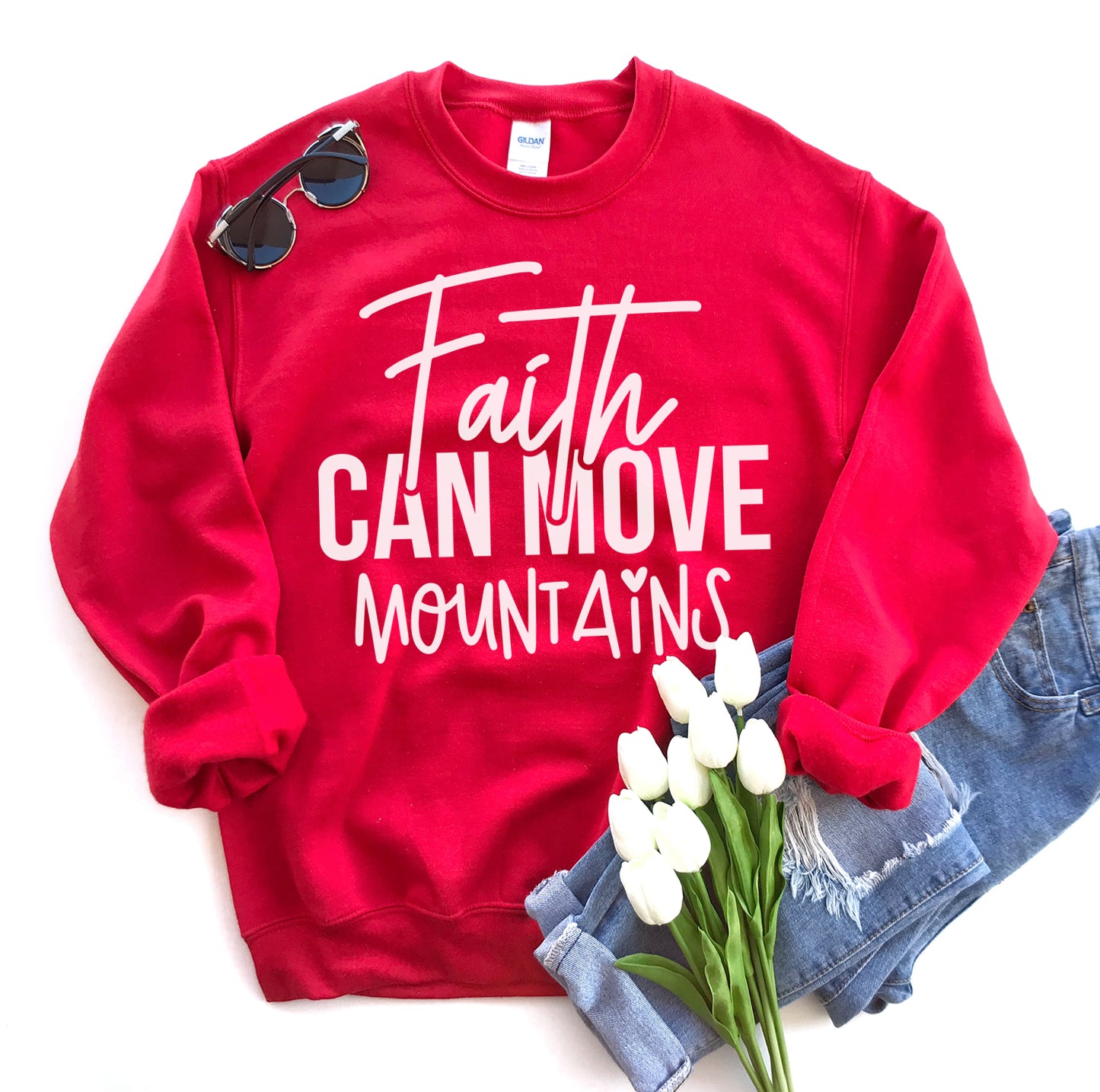 Coverly’s Faith Can Move Mountains Sweatshirt